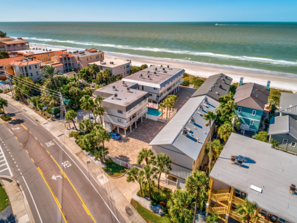 Beachfront Indian Rocks Three Bedroom Rental Condo
